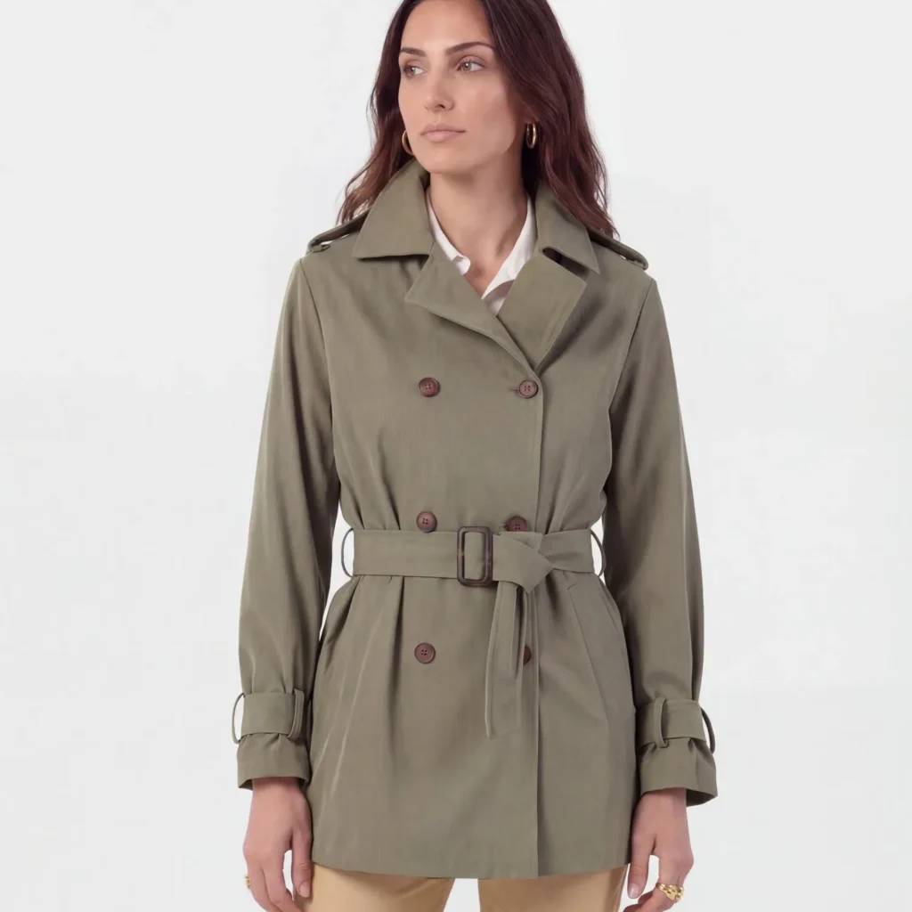Chaqueta Para Mujer Trench Marca Patprimo